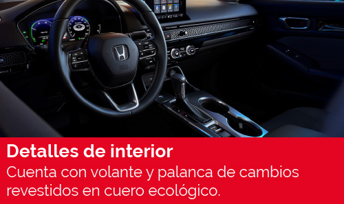 CIVIC ADVANCE HYBRID Caracteristicas